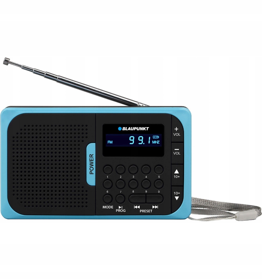 Mini rádio Blaupunkt PR5BL 0 W modré